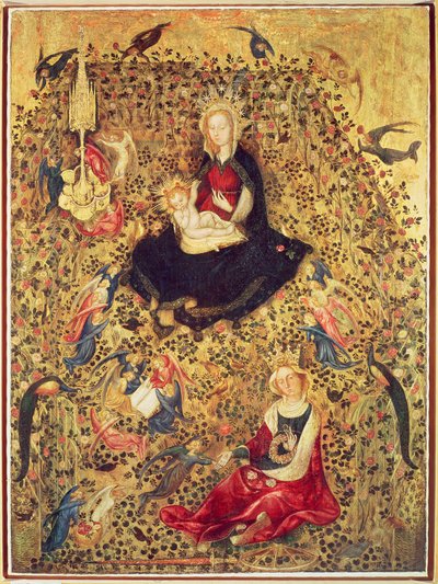 Madonna with a Rose Bush by Stefano di Giovanni da Verona